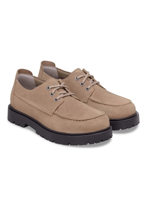 Highwood Moc Lace Low LEVE shoe Gray Taupe Birkenstock 
